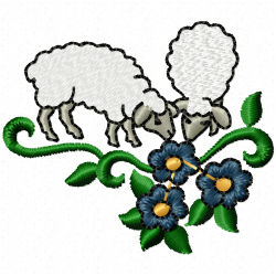 Flowers Embroidery Design 10